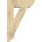 Ekena Millwork Traditional Slat Rough Sawn Bracket w/ Offset Brace, Douglas Fir, 8"W x 24"D x 36"H BKT0806X24X36TRA06RDF - alternate 2